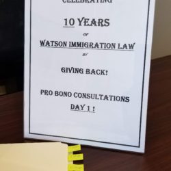 Tahmina Watson 10th anniversary