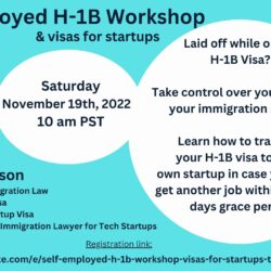 self-employed H1B workshop